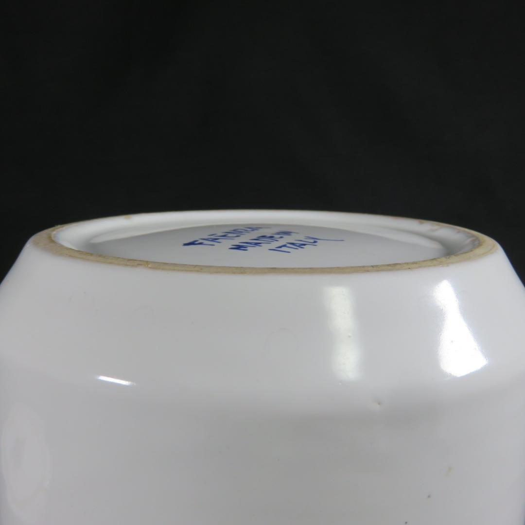 水指 水差し 茶道具 イタリア ファエンツァ 木箱 変わり種 夏