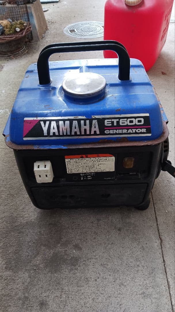 YAMAHA ET600 発電機 青色