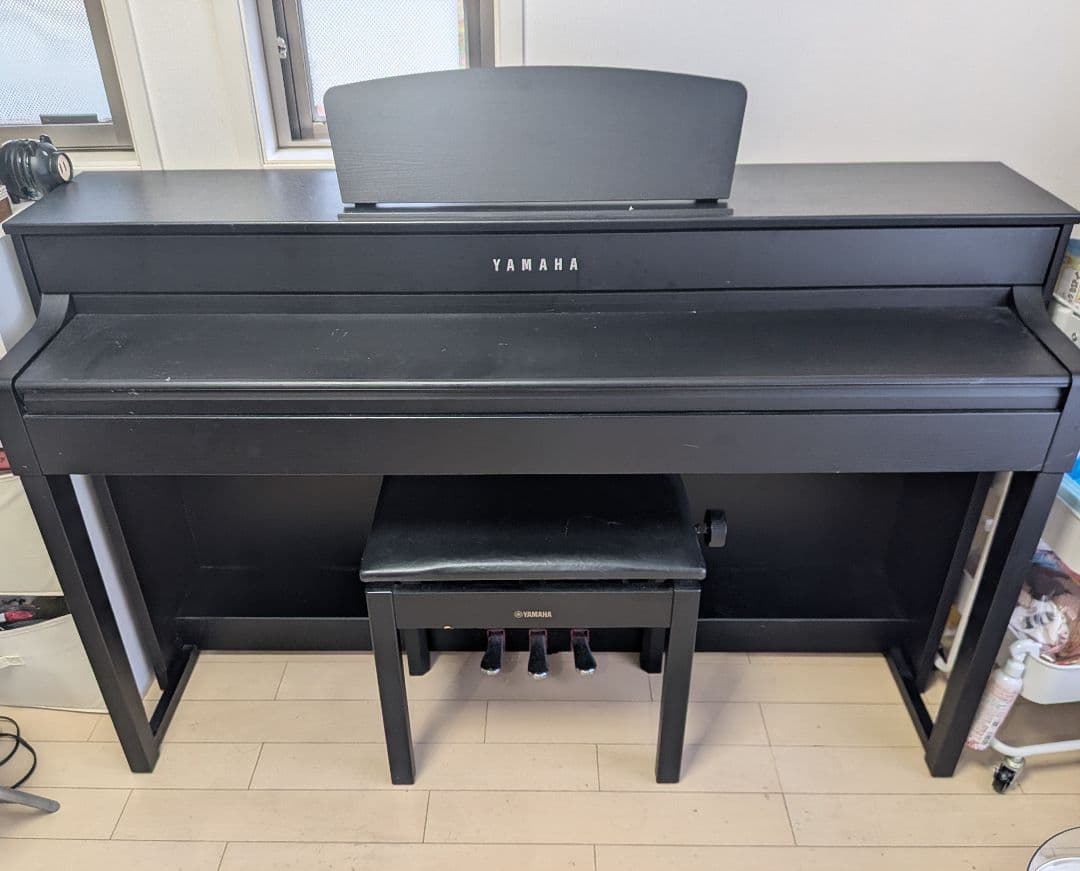 YAMAHA Clavinova デジタルピアノ ブラック 椅子付き