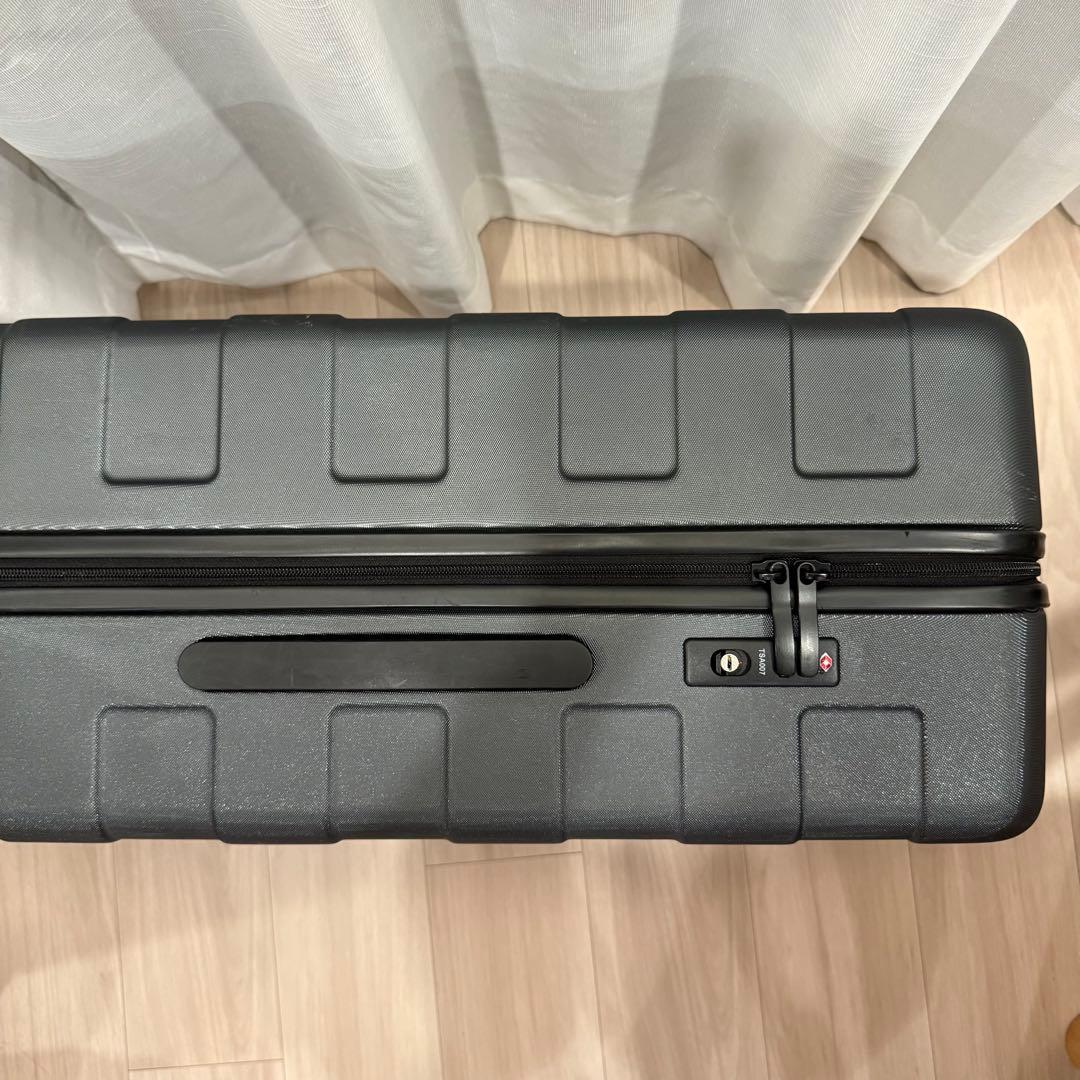 無印良品 ハードキャリーケース スーツケース 廃版 88L ダークグレー