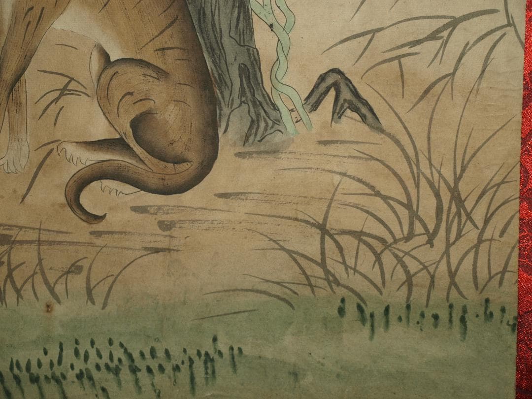 中国北宋時代の 人物図　肉筆絵　激安骨董品 古美術 BD335A12-1