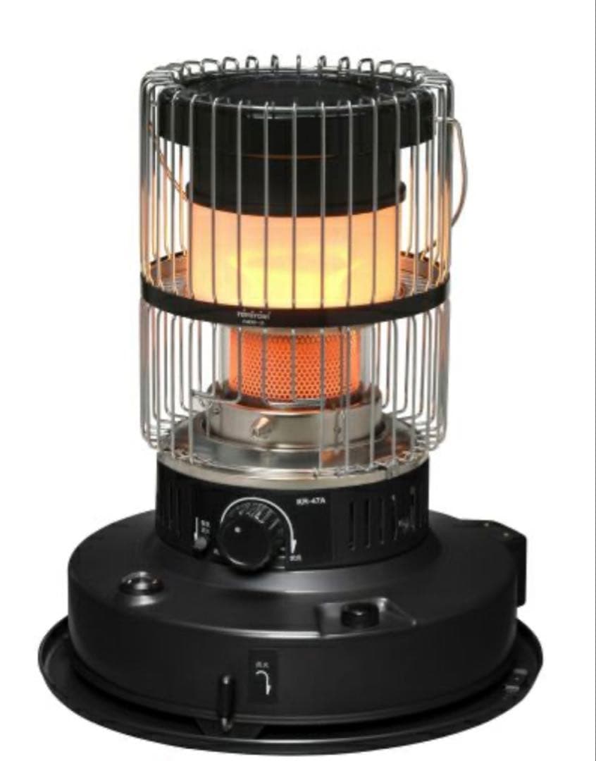 トヨトミTOYOTOMI KR-47A ブラック 対流形 石油ストーブ