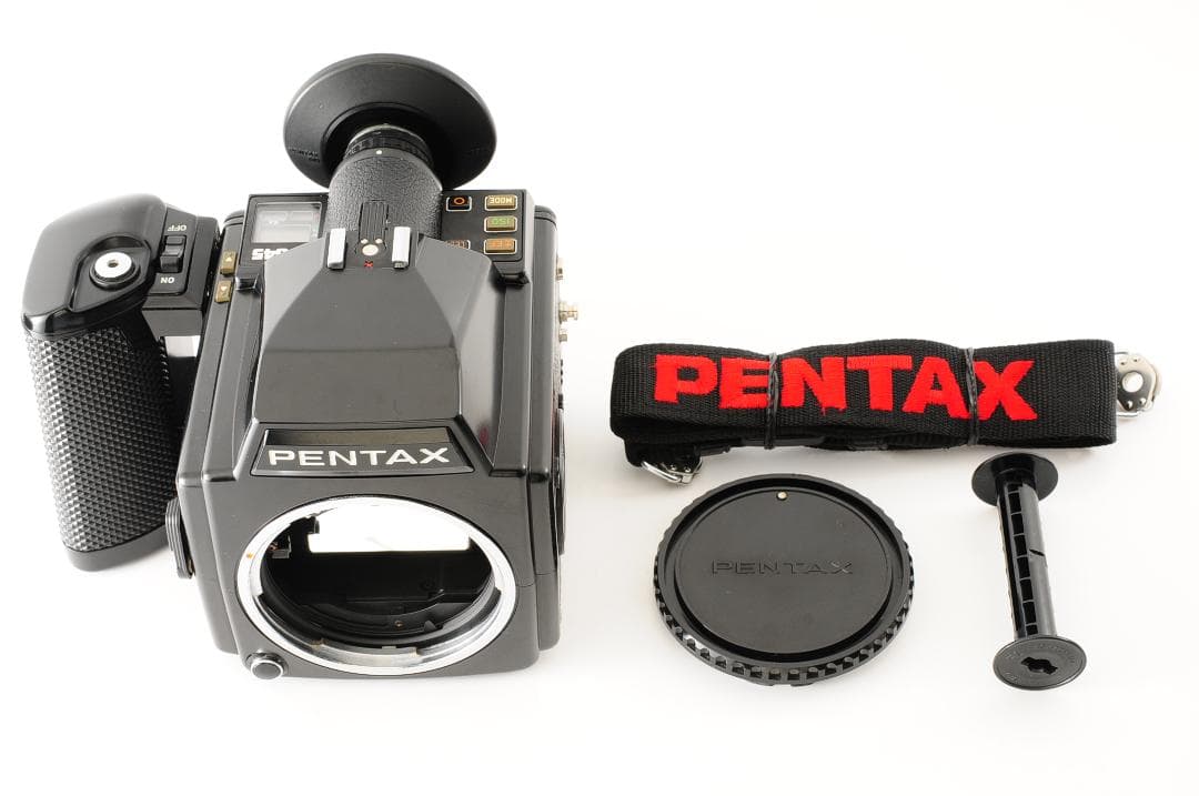 ストラップ付 ペンタックス PENTAX 645 ボディ 120 フィルムバック