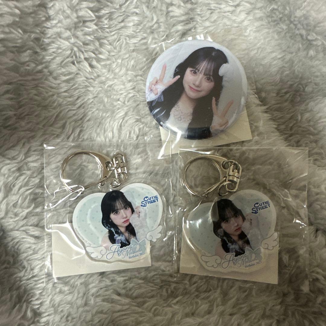 CUTIE STREET増田彩乃クリアポスターアクスタアクキー缶バッジ