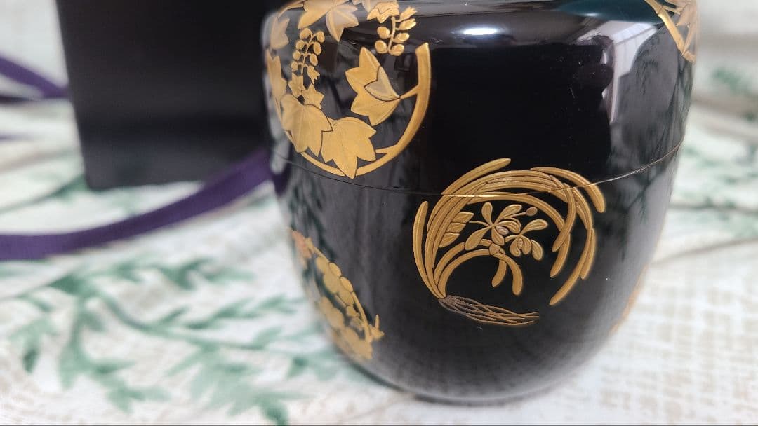 茶道具　棗　一瓢斉　二重箱