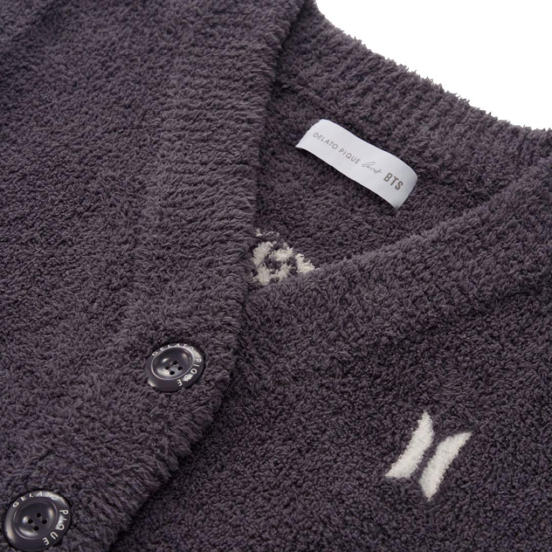 【るか】BTS ジェラートピケ カーディガン グレー