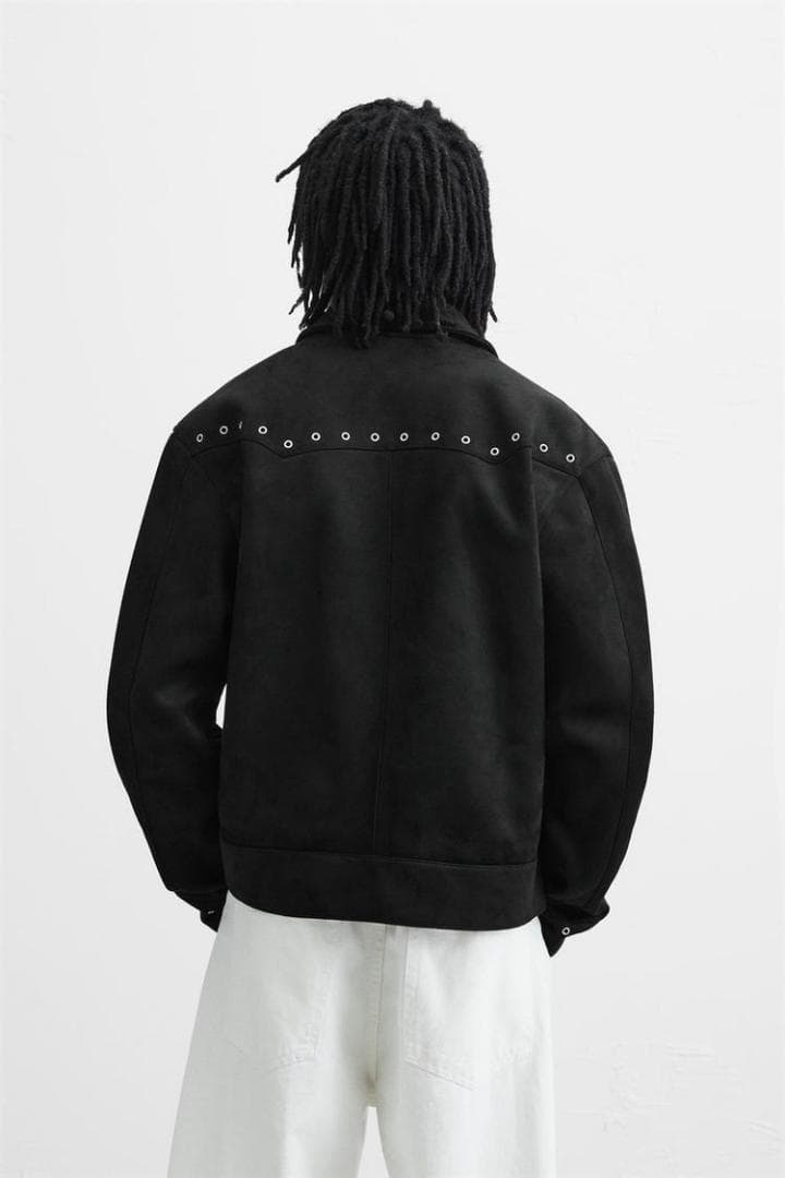 ZARA ザラ フェイクスエードジャケット L