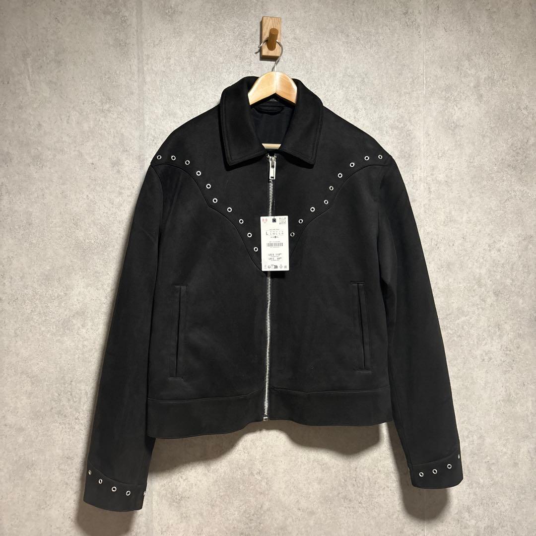 ZARA ザラ フェイクスエードジャケット L