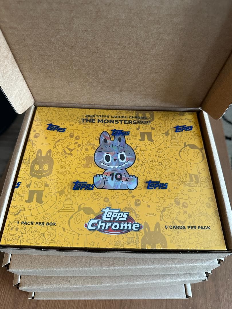 2025 Topps Labubu ラブブ コレクション 5BOXセット