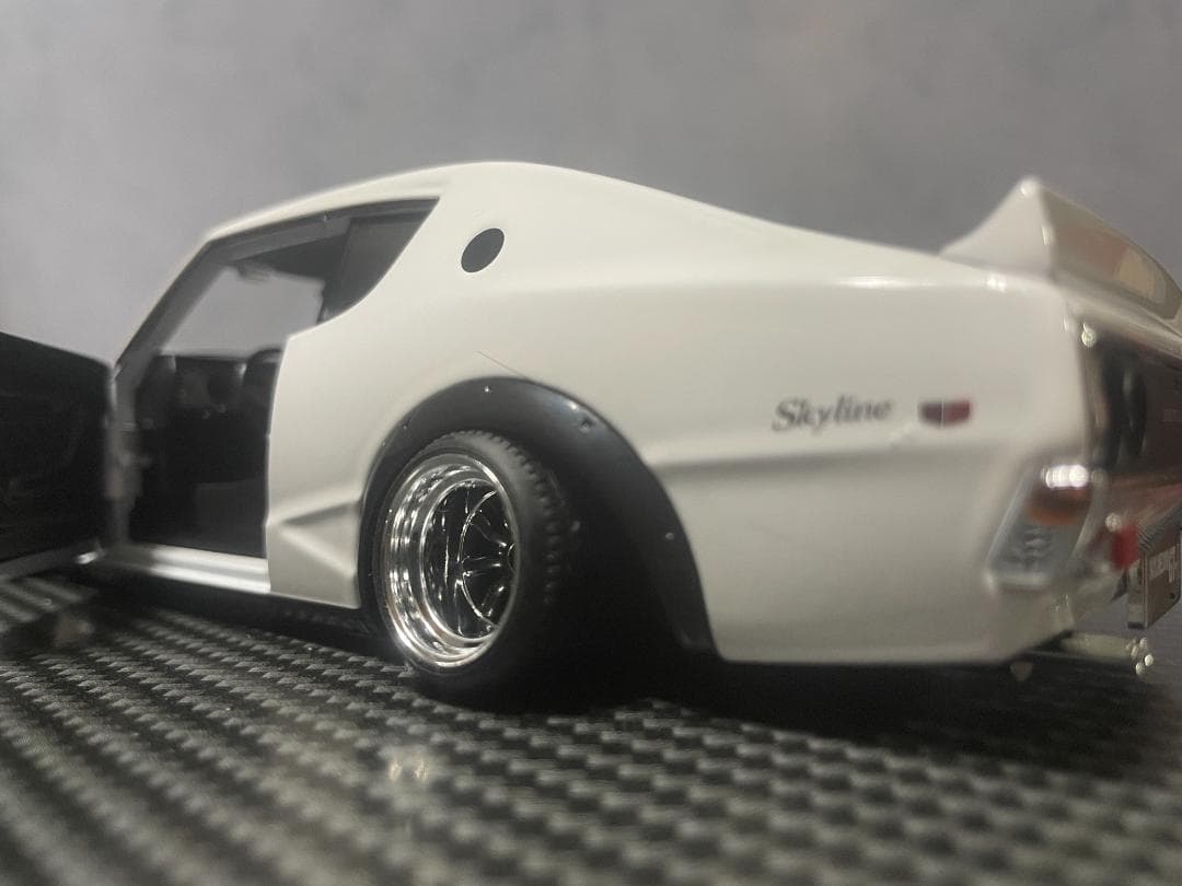 Maisto 1/24 日産 ケンメリ GT-R カスタム改 ワタナベ ガンメタ