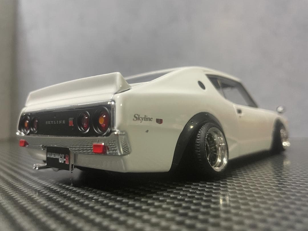 Maisto 1/24 日産 ケンメリ GT-R カスタム改 ワタナベ ガンメタ