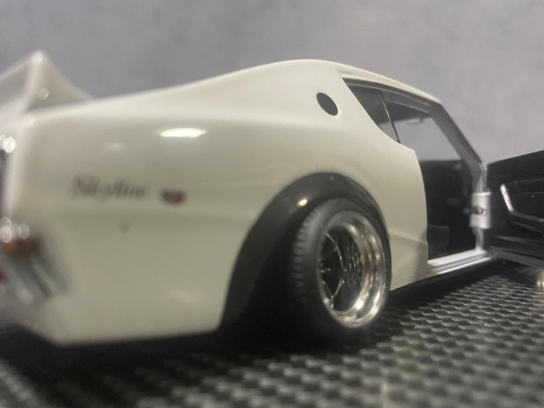 Maisto 1/24 日産 ケンメリ GT-R カスタム改 ワタナベ ガンメタ
