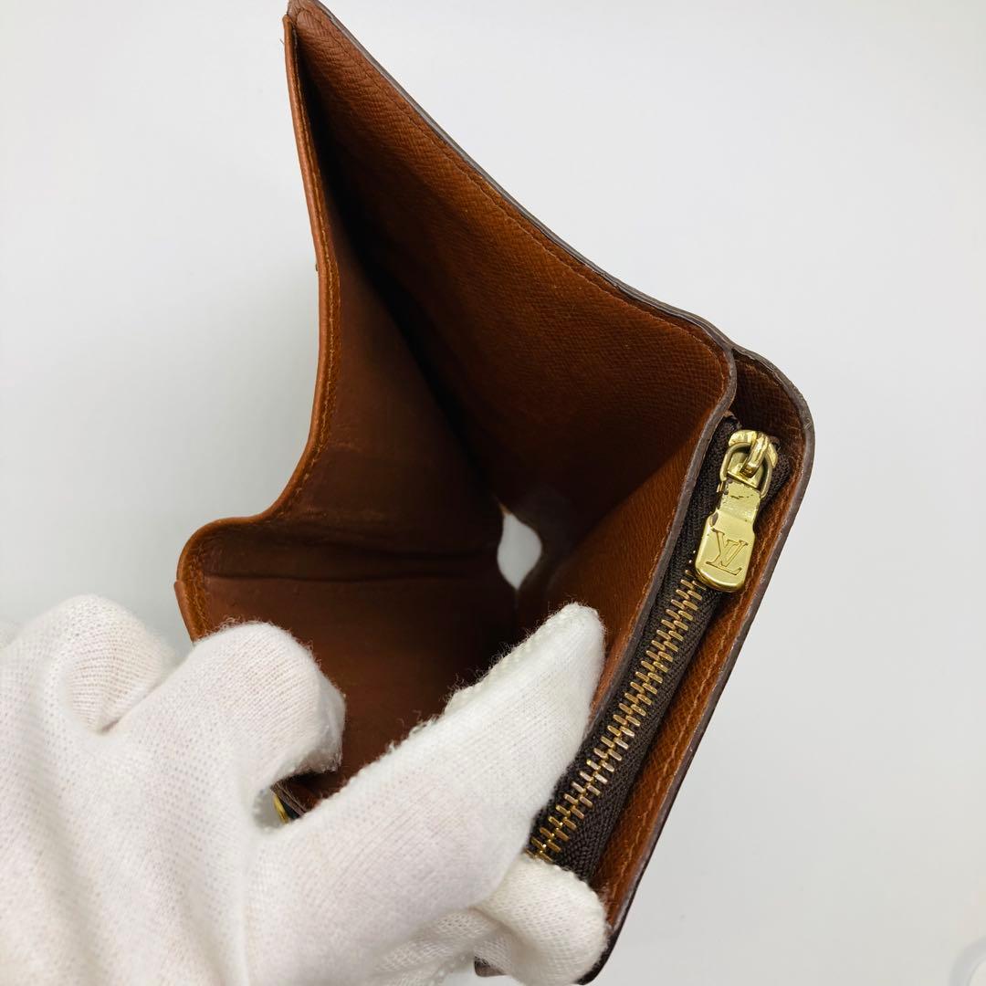 ルイヴィトン コンパクトジップモノグラム 財布 折財布 A846