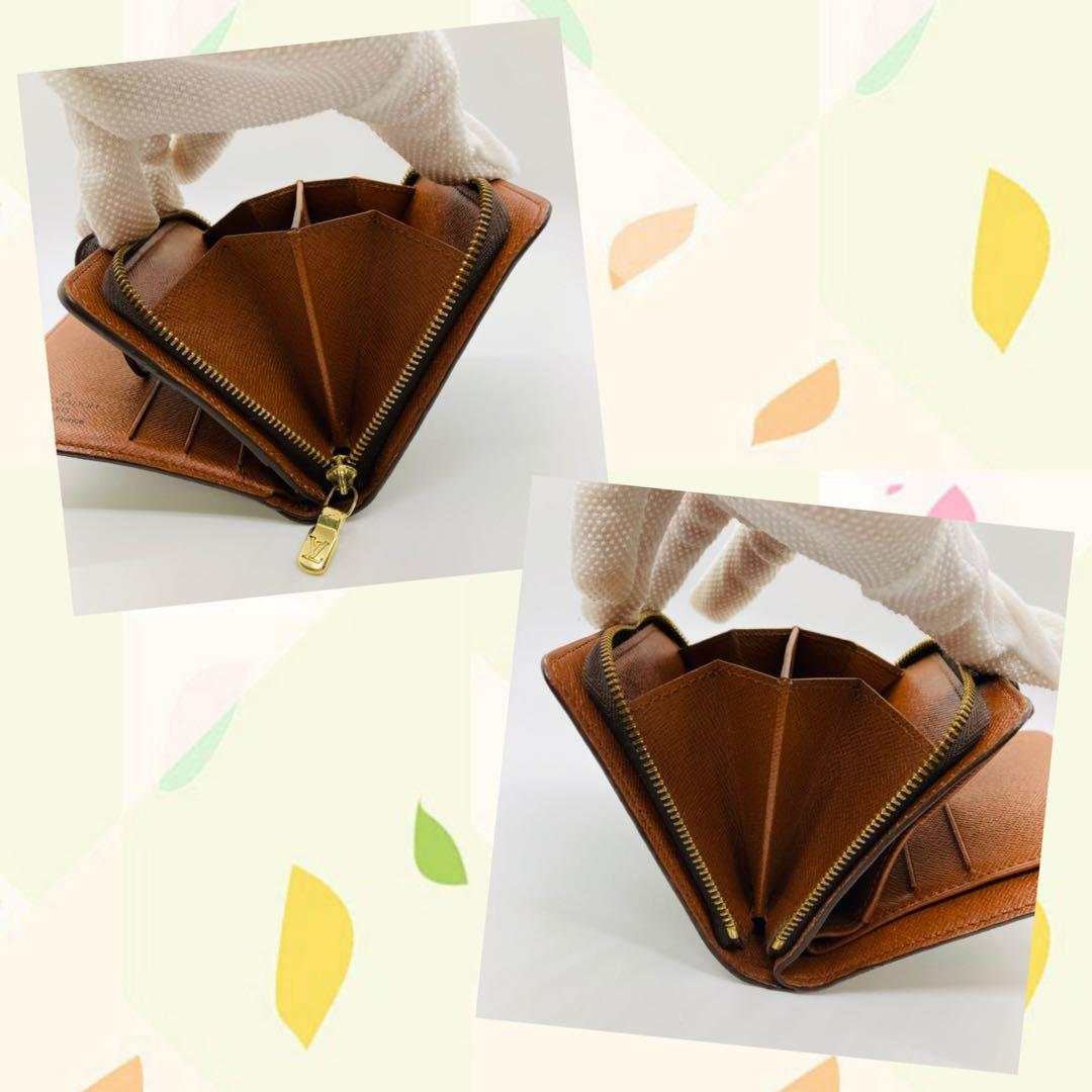 ルイヴィトン コンパクトジップモノグラム 財布 折財布 A846