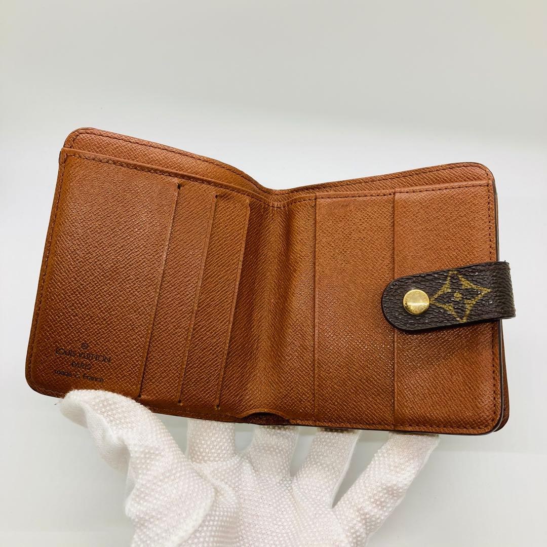 ルイヴィトン コンパクトジップモノグラム 財布 折財布 A846