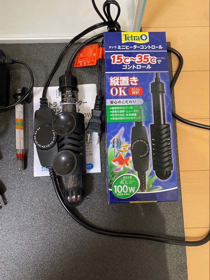 GEXジェックススリム水槽500セット 　付属品　テトラ等