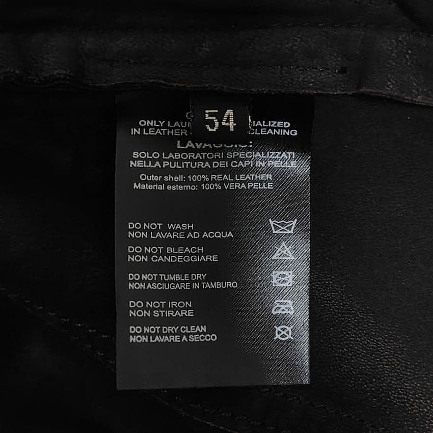 新品 Andrea D'AMICO サイズ54 ダミコ ライダース スエード