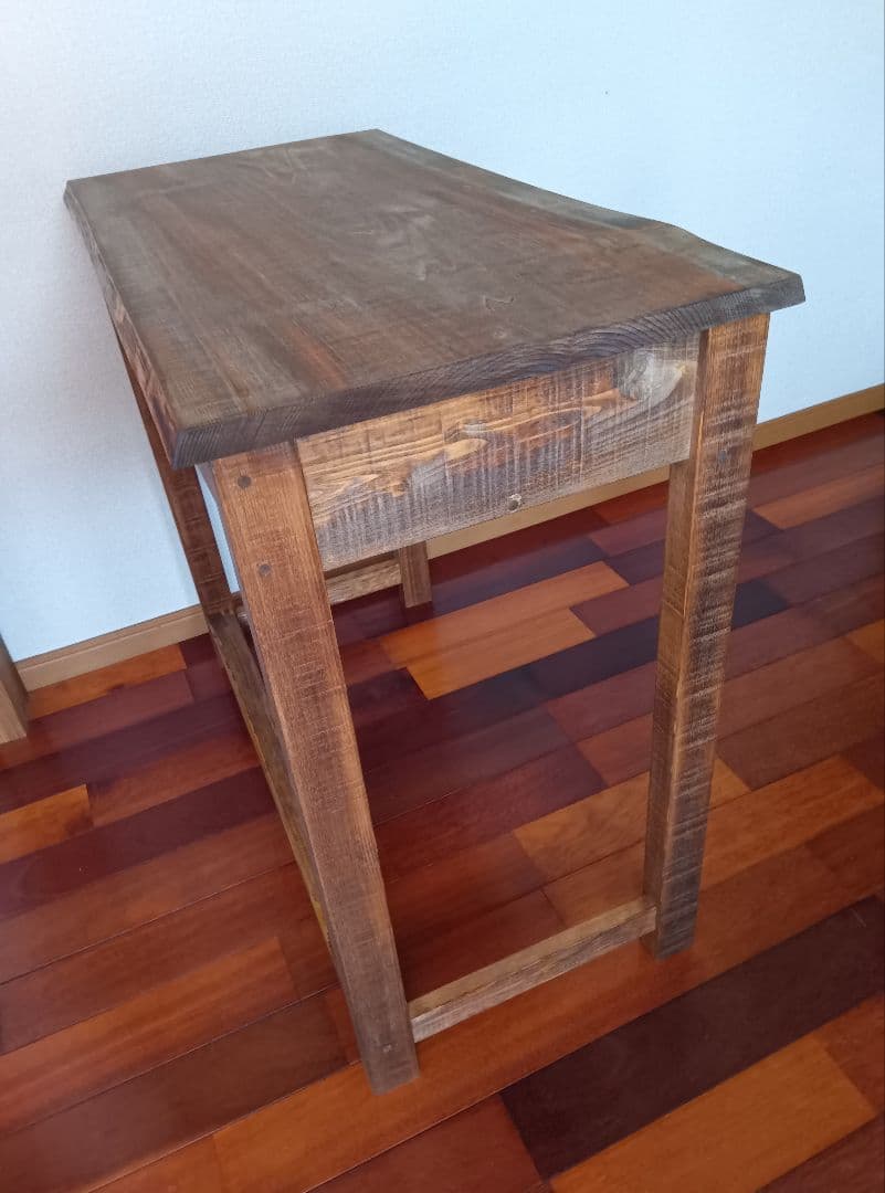 yuki＊檜の一枚板使用※机