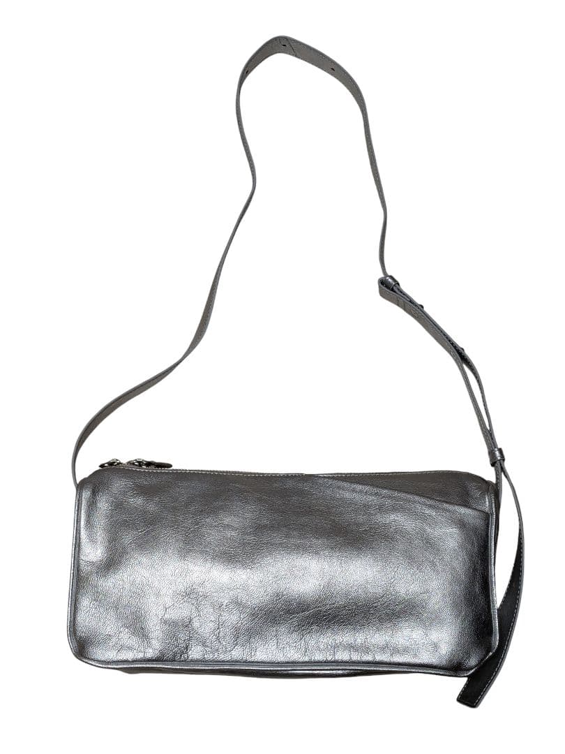 美品✨ear PAPILLONNER　ミニスワローマチショルダーバッグ　シルバー