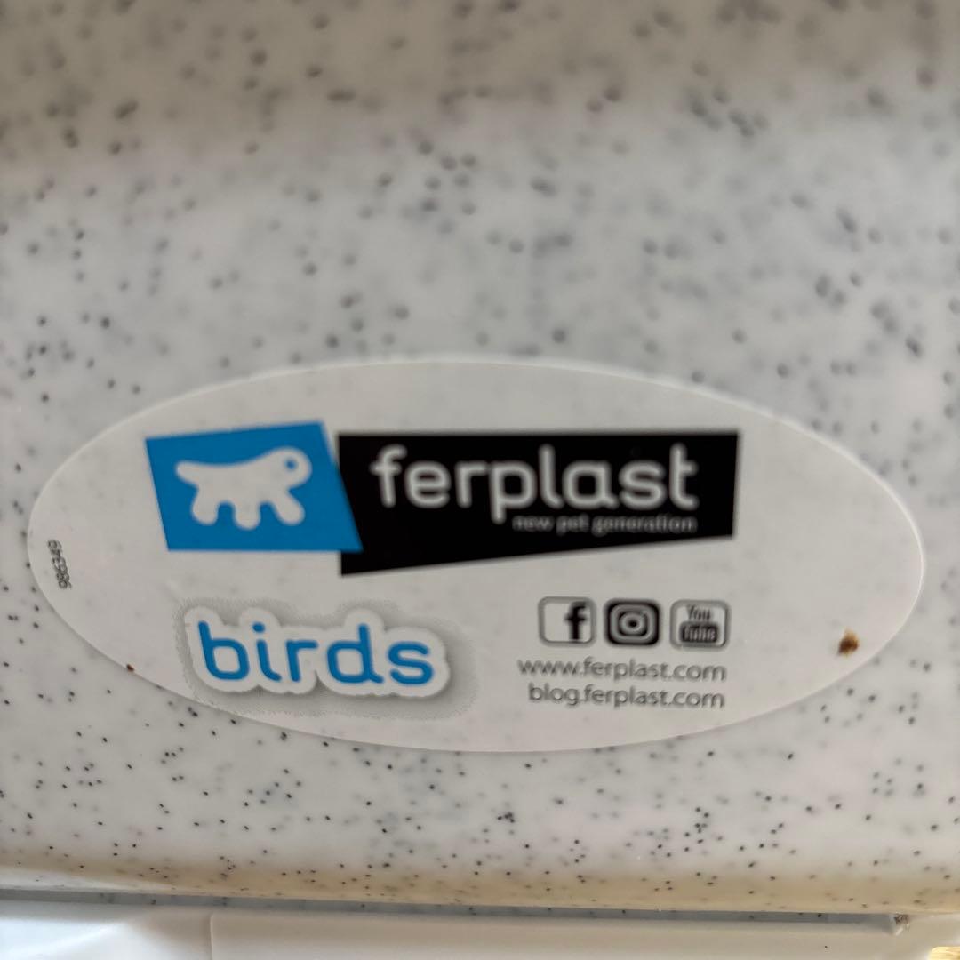 イタリアferplast社製 鳥かご おしゃれ カント ブラック
