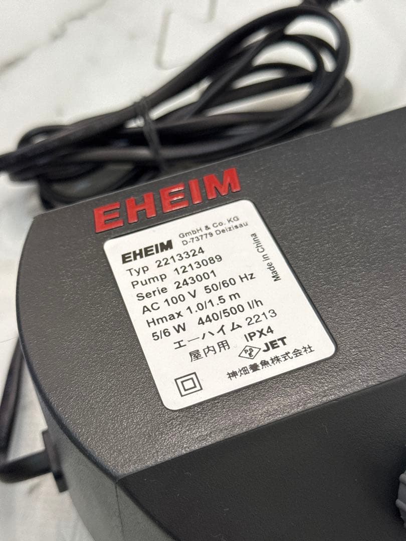 エーハイム 2213 外部フィルター クリア（ろ材付き）