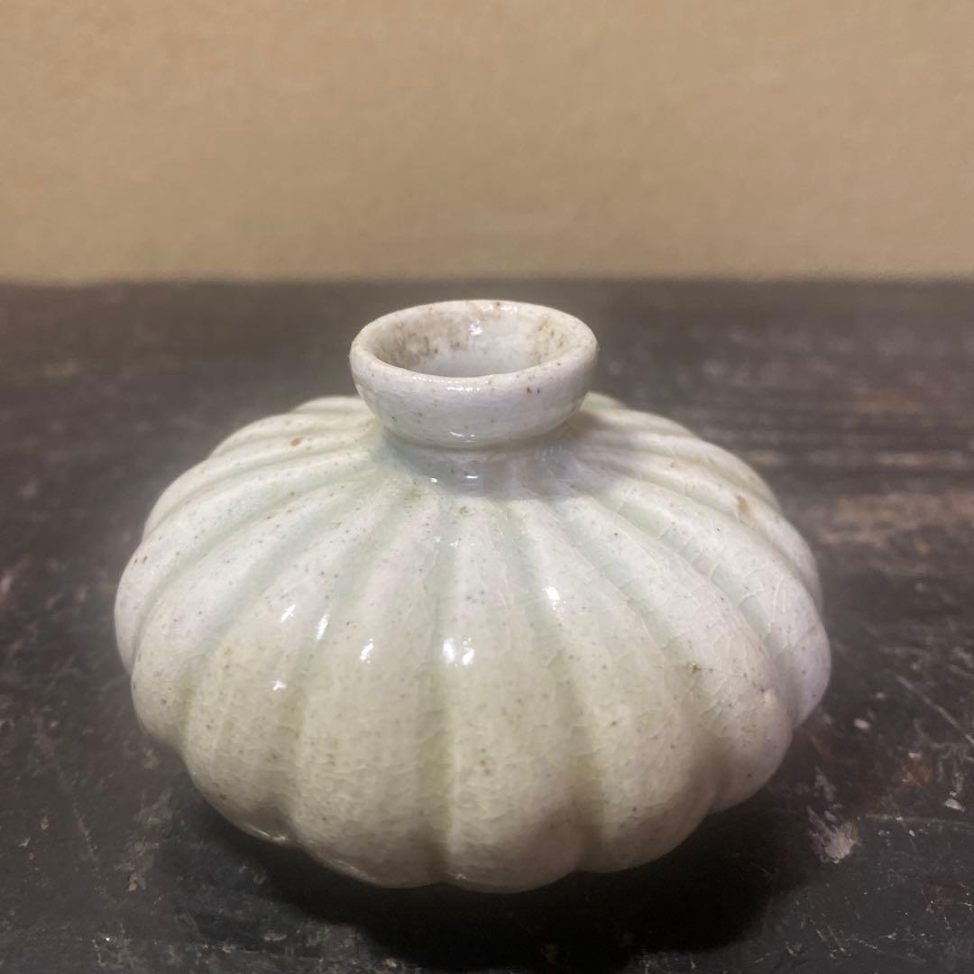 中国古玩具　白磁油壺7cm3.5cm