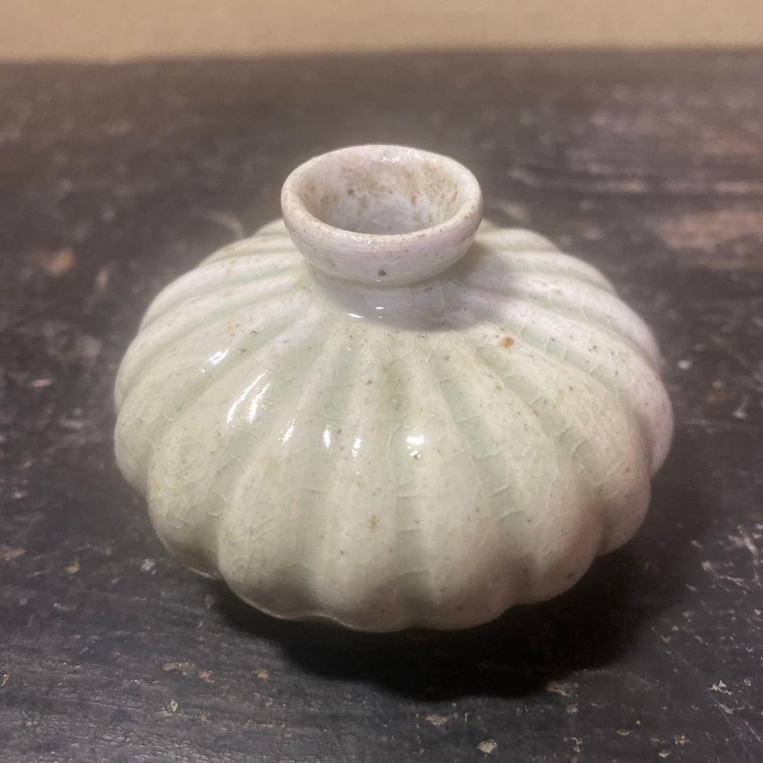 中国古玩具　白磁油壺7cm3.5cm