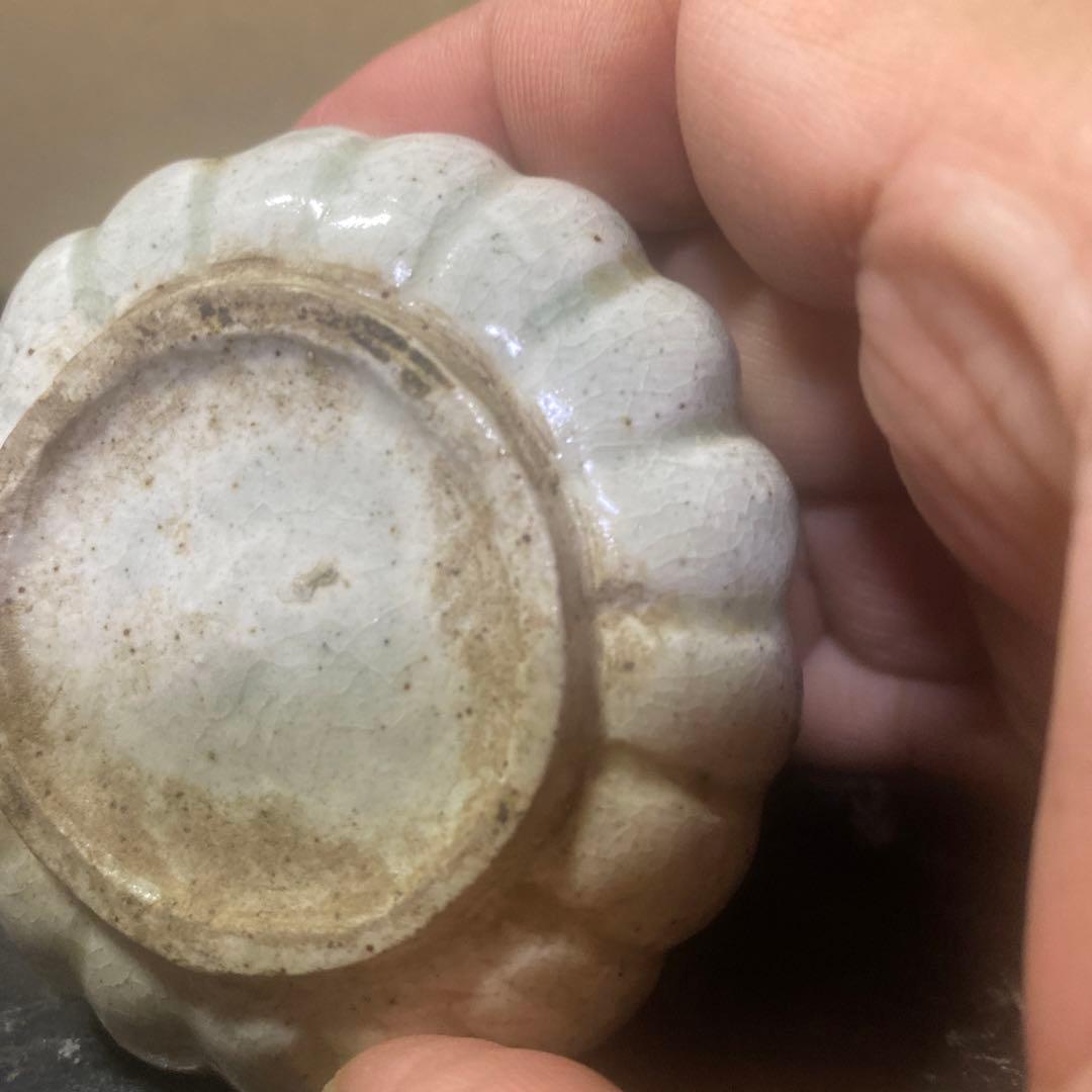 中国古玩具　白磁油壺7cm3.5cm