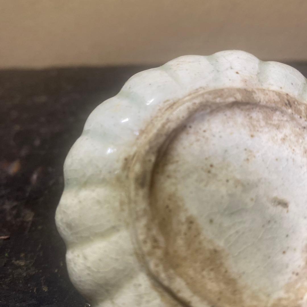 中国古玩具　白磁油壺7cm3.5cm