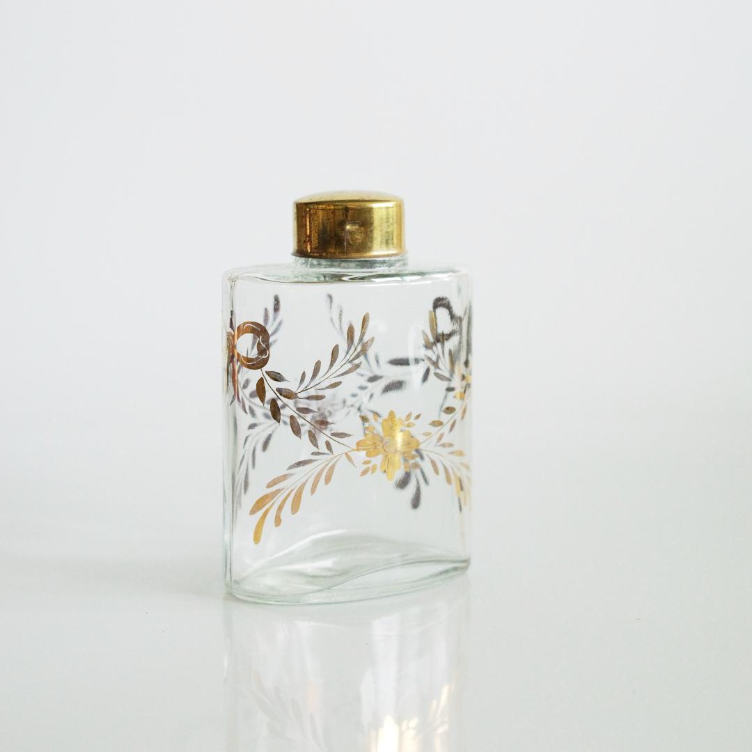 金彩 ガラスボトル フランス 19世紀