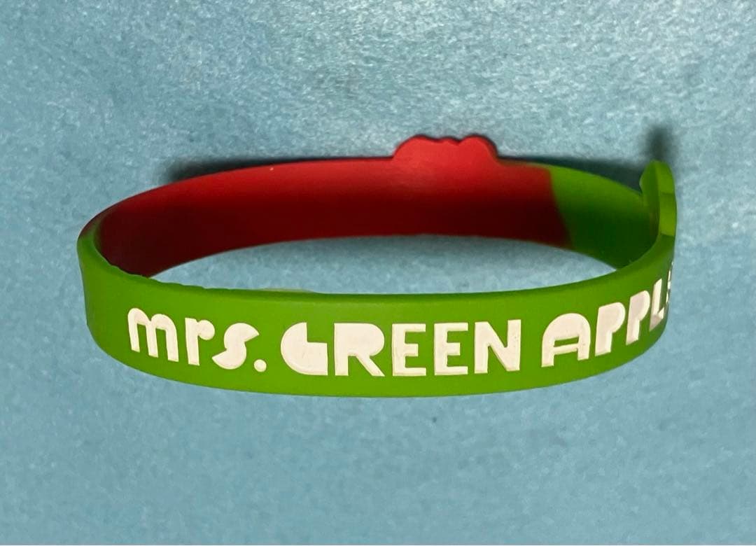 Mrs.GREEN APPLE ラバーバンド ラババン 初期 赤色のグリッター