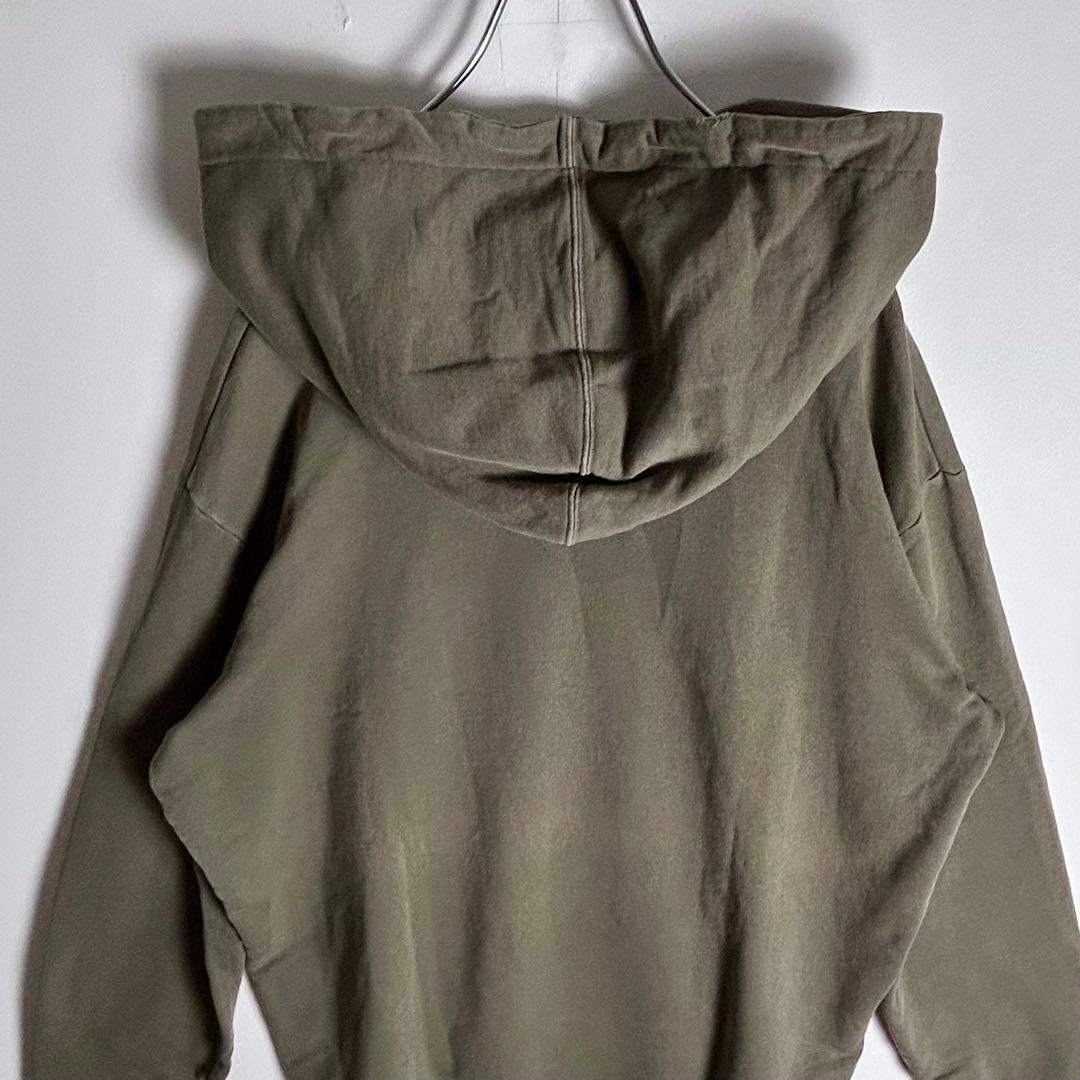 [希少デザイン]サンローランパリロゴプリントダメージ加工パーカーXXL