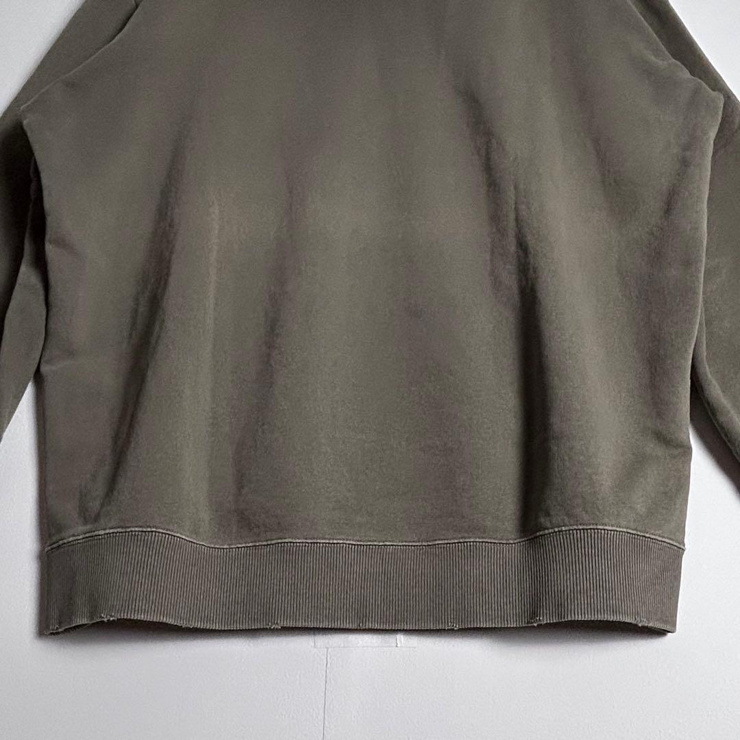 [希少デザイン]サンローランパリロゴプリントダメージ加工パーカーXXL