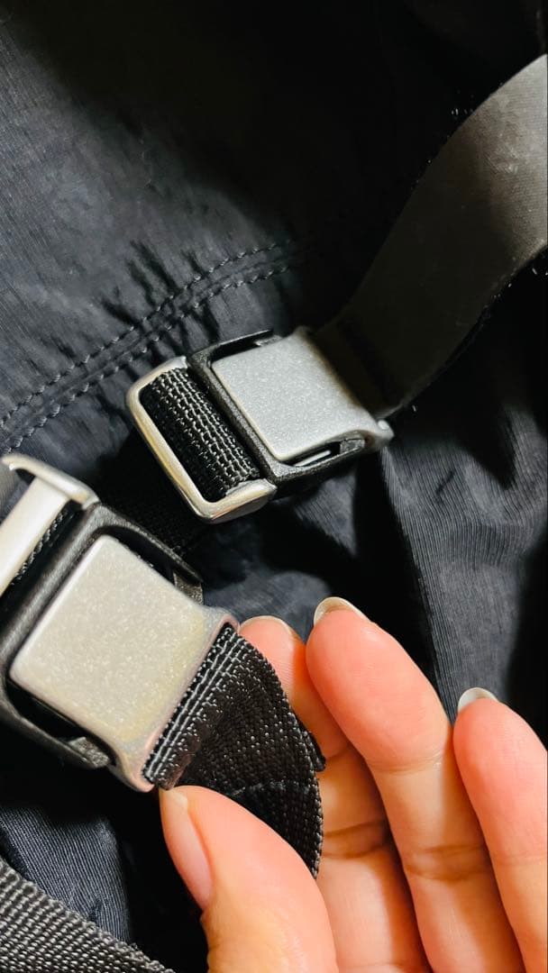 ⭐️a♡⭐️Todayful ⭐︎Nylon 黒の巾着型ショルダーバッグ