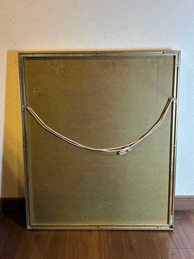 [真作] ヒロ・ヤマガタ 秋『土砂降り』 シルクスクリーン 75/38直筆サイン