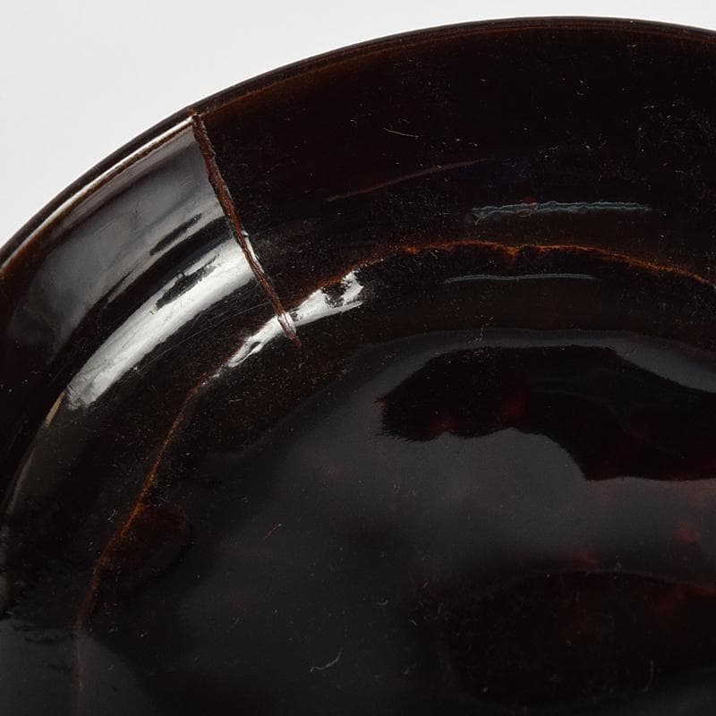 茶道具　塗師　近藤道恵作　織部好写　梅香合　花押有　共箱二重箱　V　R9513