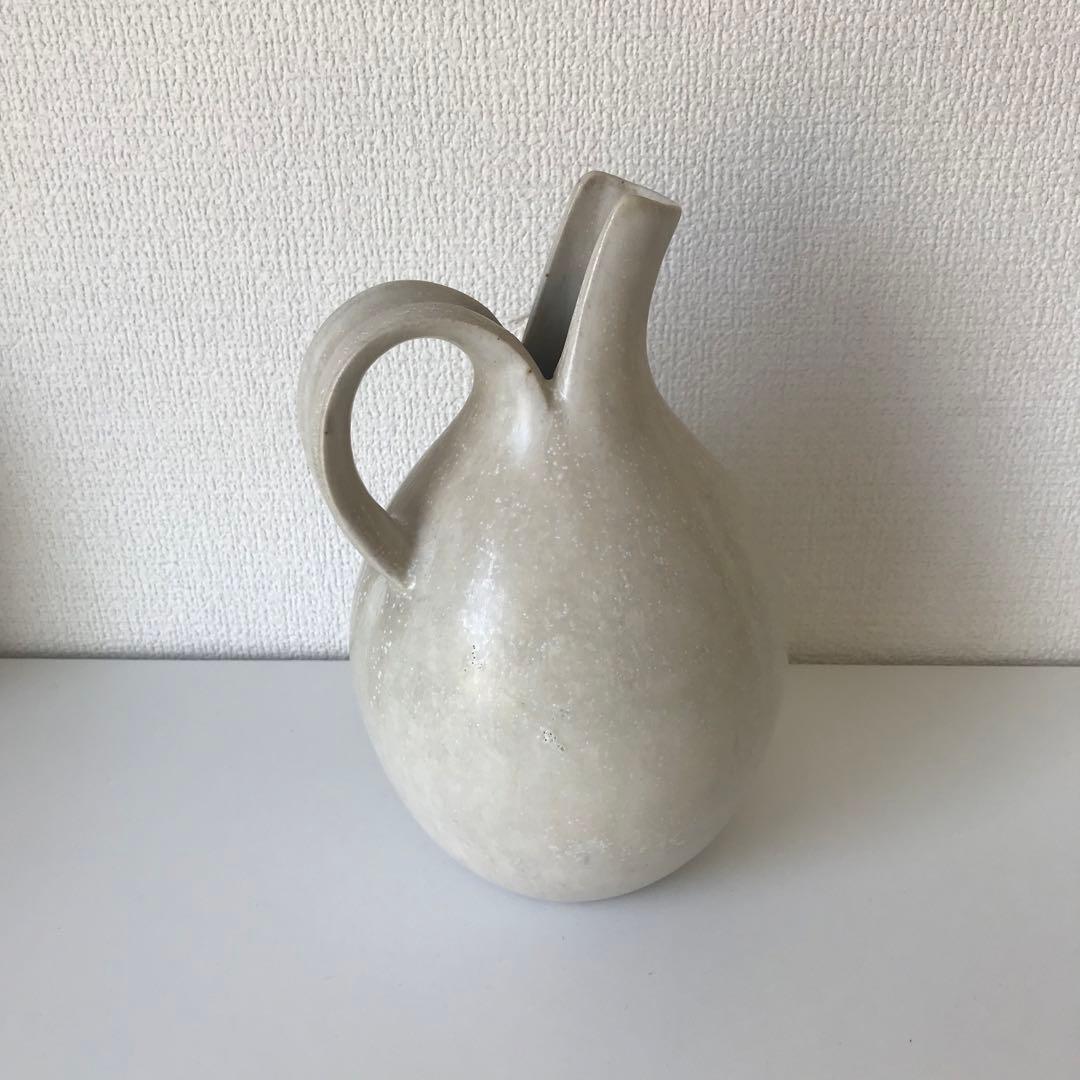 SAXBO 64 水差し 花器 アイボリー ニールセン デンマーク サックスボ