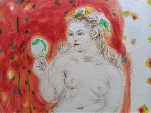 伊藤清永 「裸婦」 リトグラフ作品　エディションナンバー96/175 真作