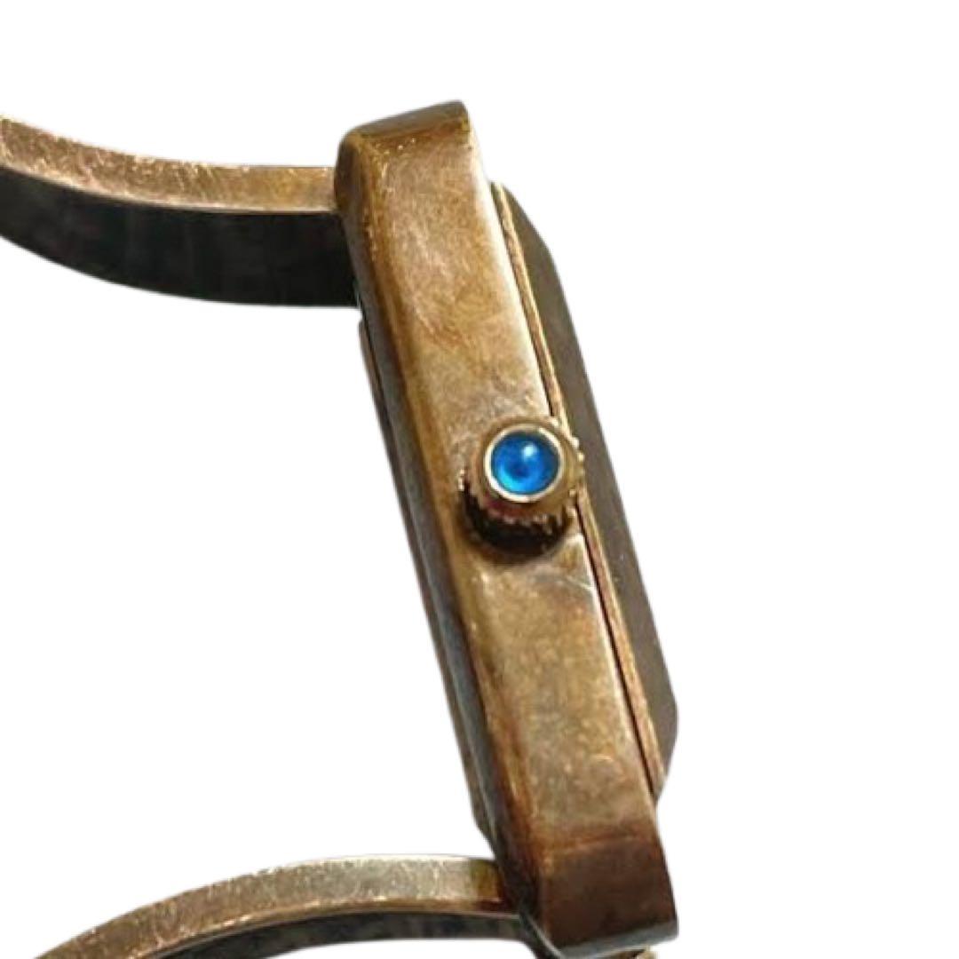 激レアデザイン【ital-chic】オールシルバー925 アンティーク腕時計