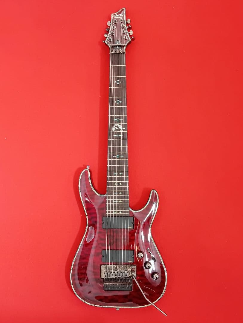 希少schecter diamondseries8弦ギター HELLRAISER