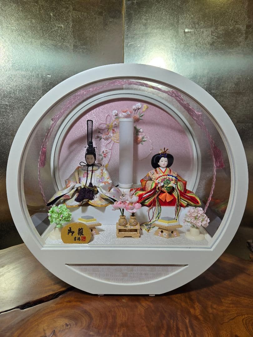 【一点限り】雛人形 ケース飾り　K8