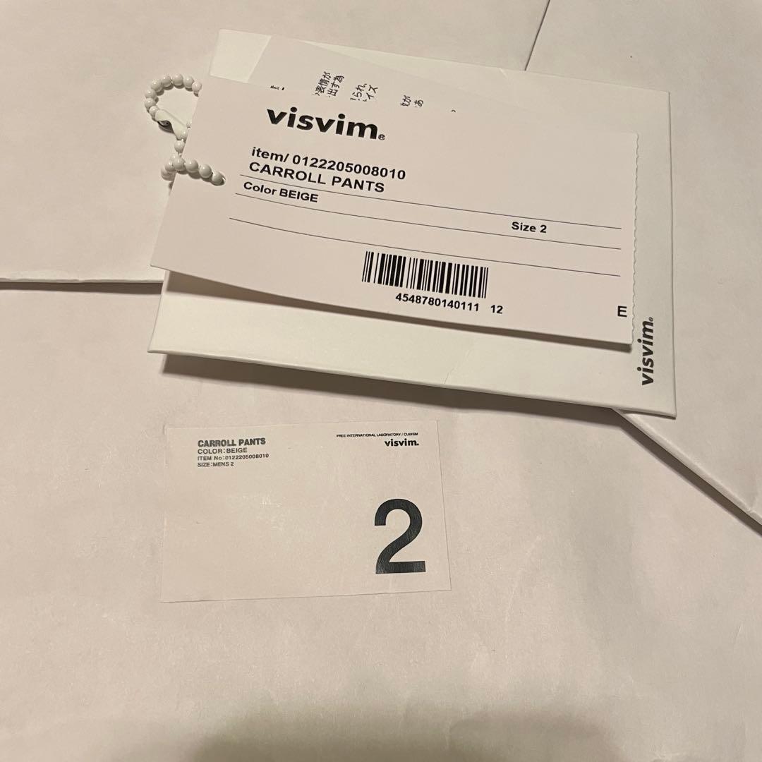 Visvim Carrol Pants beige Carroll キャロル