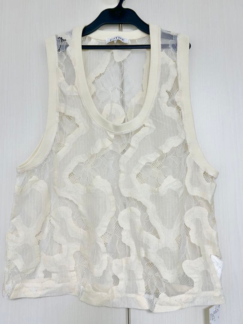 25SSフレームワークESTHE OVERSIZED SHEER LACE V