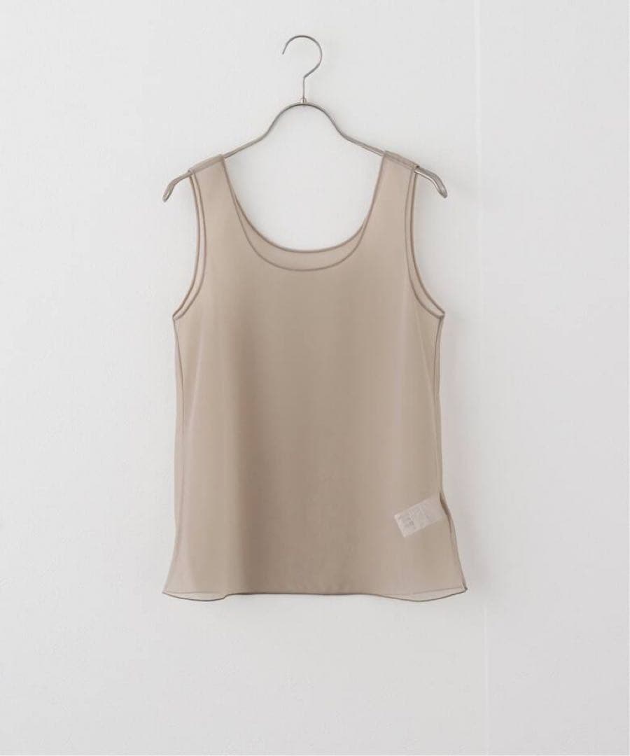 Plage sheer タンク　ベージュ