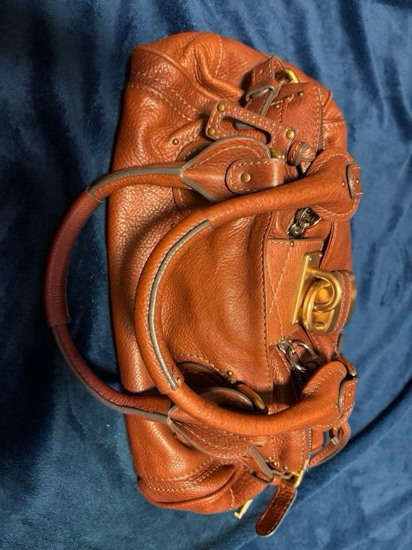 Chloé パディントン　 ブラウンレザー ハンドバッグ