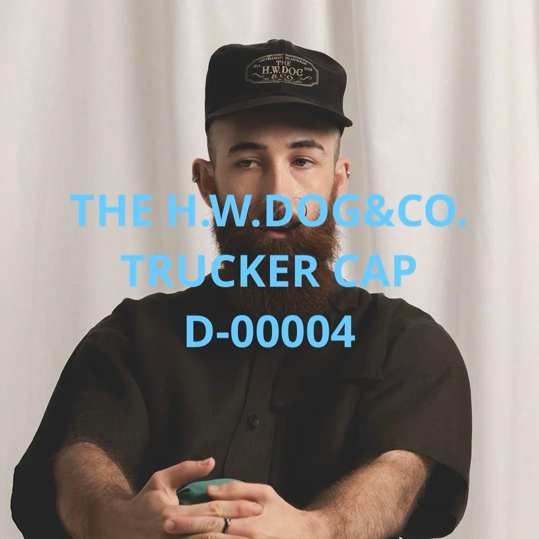 美品 THE H.W.DOG&CO. TRUCKER CAP ブラック