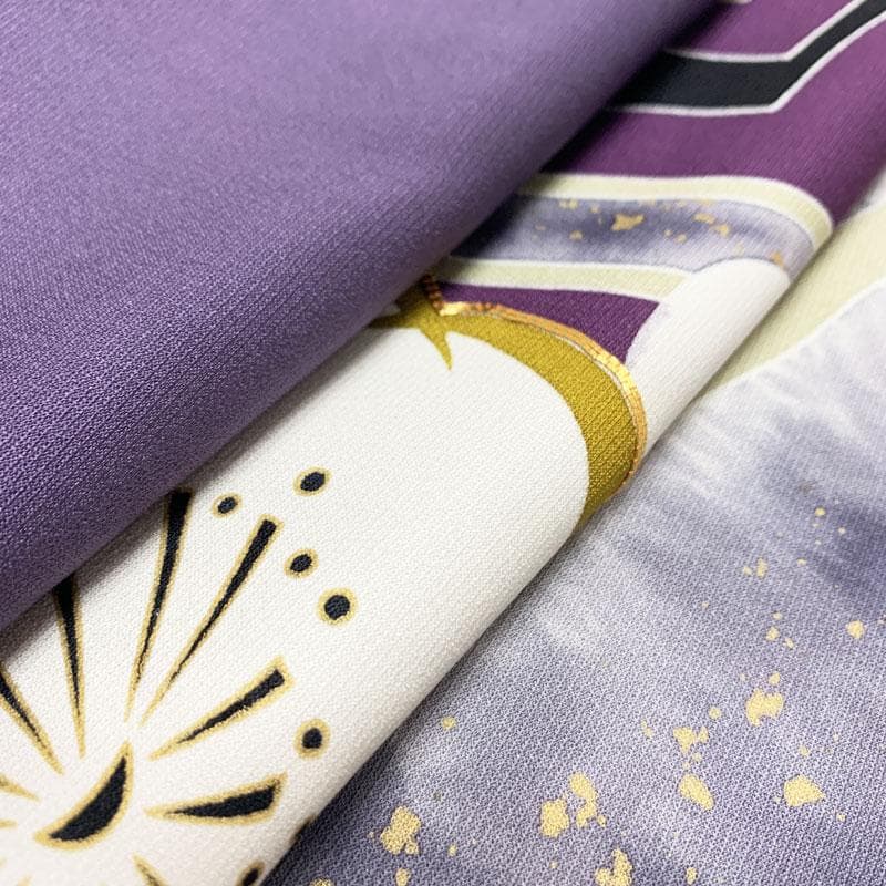 503z9☆人気！振袖 モダン 身幅広め 金駒刺繍 金彩☆美品 成人式 結婚式