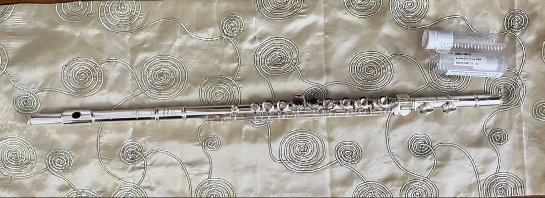 Miyazawa Flute 管体銀製　Eメカ付　＋　銀製Bチューブセット