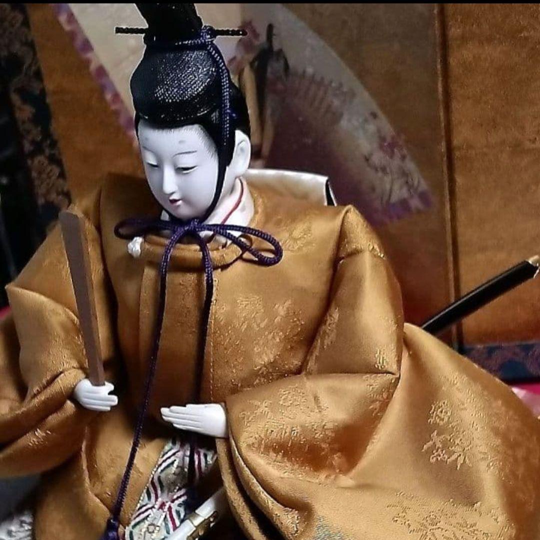 ＊「まこちゃん様」専用　天冠付き久月:親王飾り輪島塗:飾り収納箱　豪華3点セット