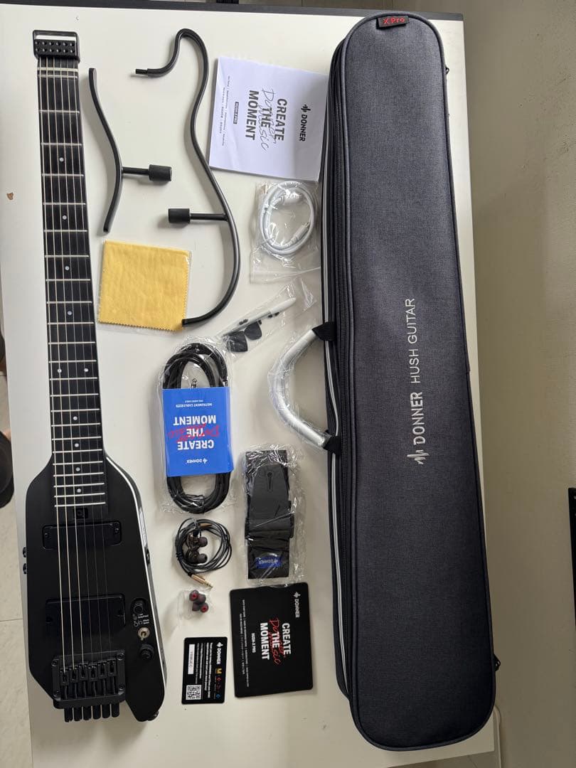 Donner HUSH-X Pro コンパクトエレキギター